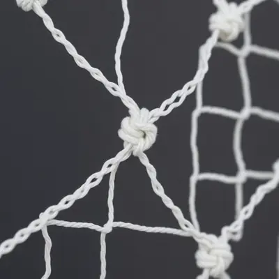 White Safety Nets mesh close-up